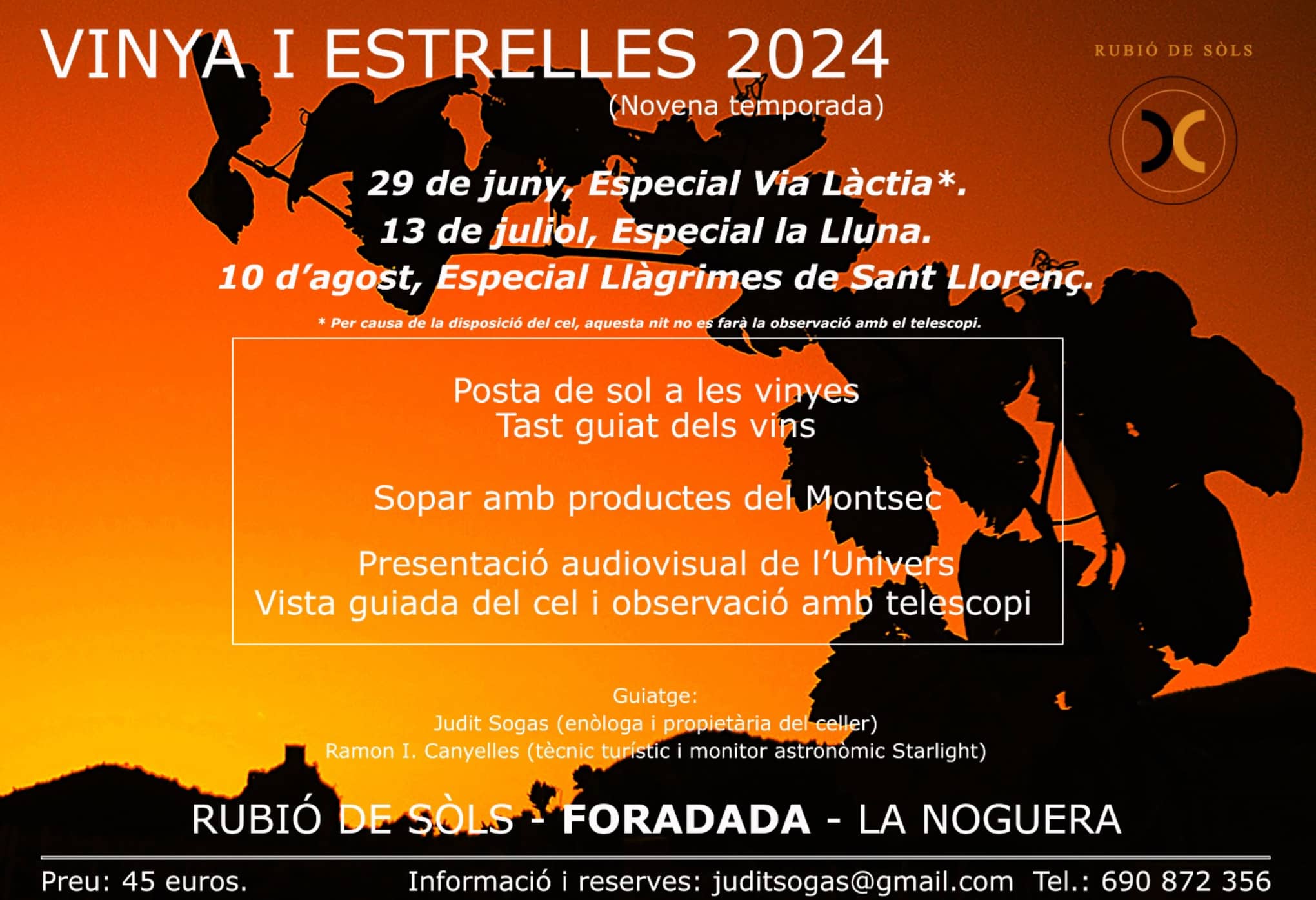 VINYA & ESTRELLES 2024