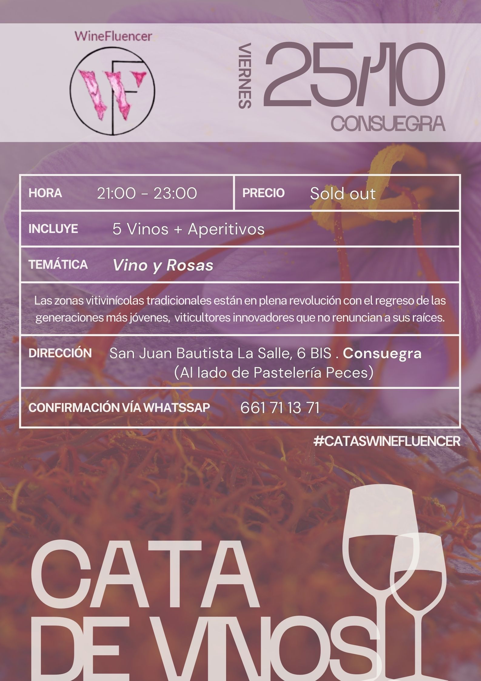 #cataswinelfuencer "Vino y Rosas" . Consuegra, Toledo