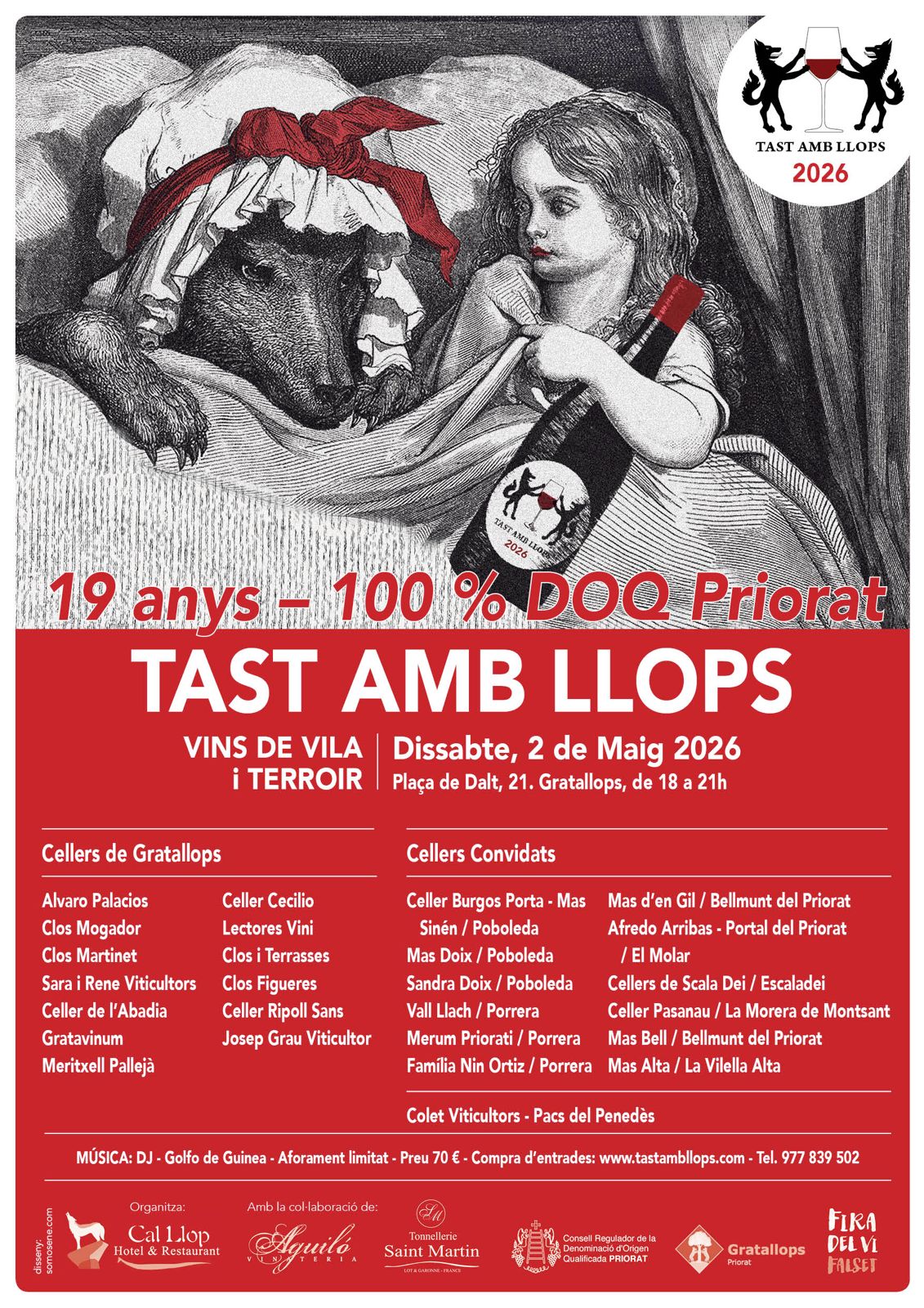 Tast Amb Llops . Gratallops