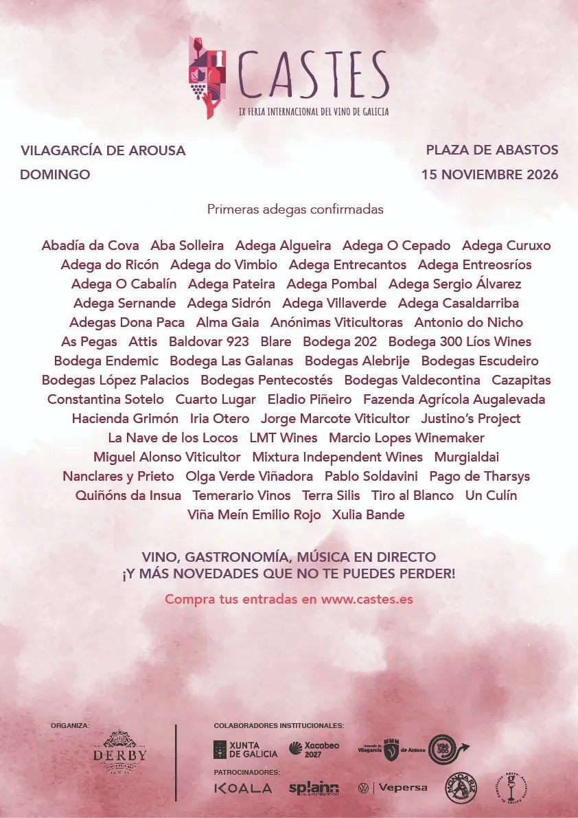 Feria del Vino Independiente de Vilagarcía - Castes