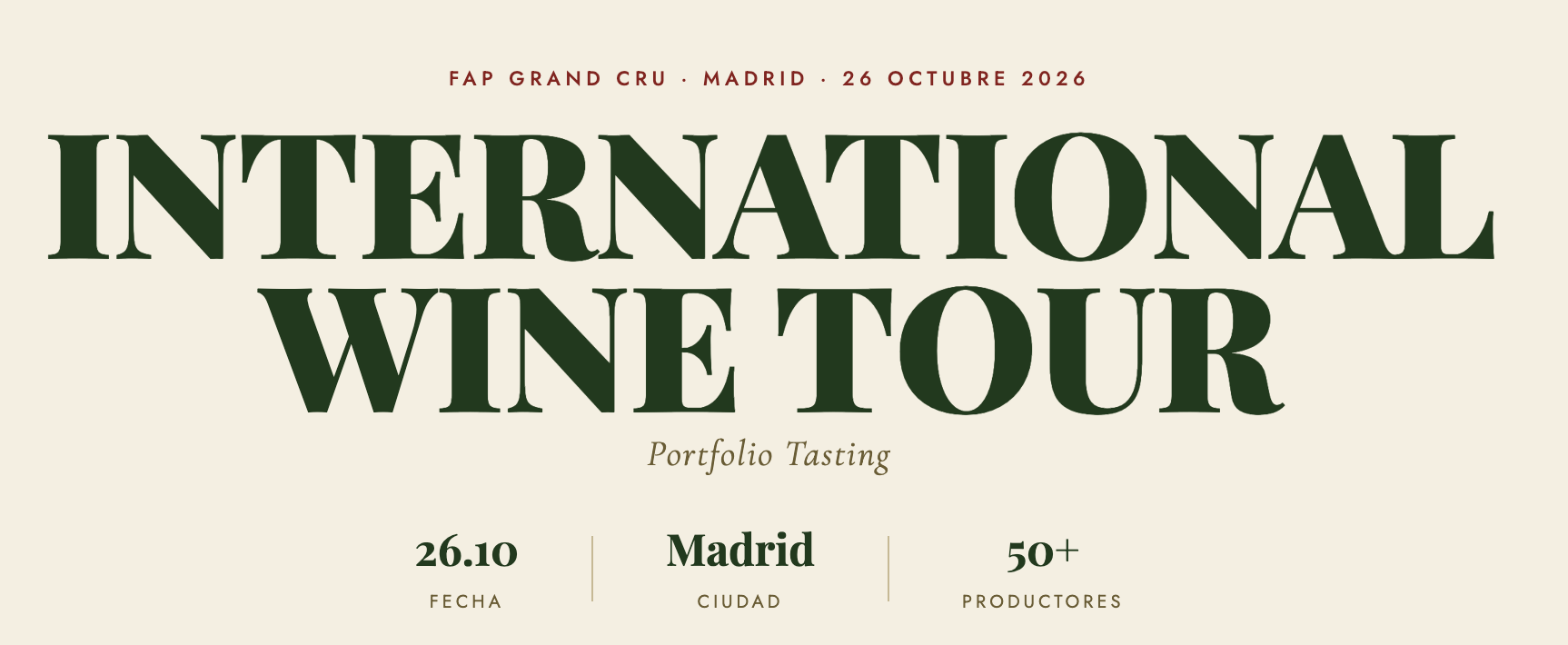 FAP GRAND CRU . Madrid